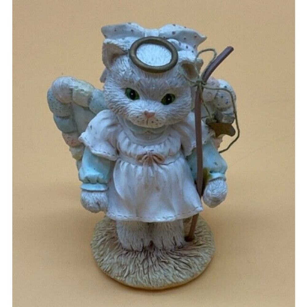 Calico Kittens "A Purr-fect Angel From Above" 1993 Ornament, Priscilla‎ Hillman